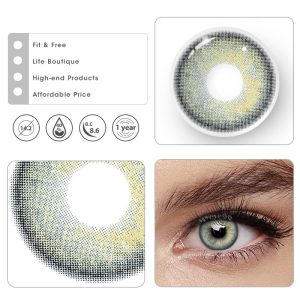 Eyemi Wild DNA Green Colored Contact Lenses