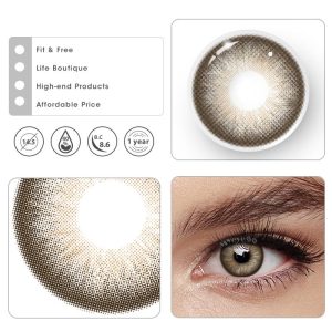 Eyemi Barbie Taylor Brown Prescription Colored Contact Lenses