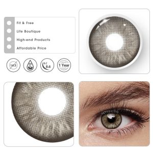 Eyemi Barbie Taylor Honey Brown Prescription Colored Contact Lenses