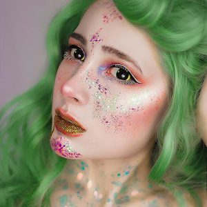 Eyemi Moon Star Yellow Cosplay Colored Contact Lenses