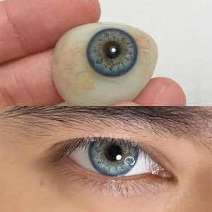 Eyemi Tyrande Blue Prescription Colored Contact Lenses