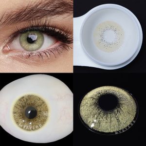 Eyemi Ocean Brown Green Prescription Men Colored Contact Lenses