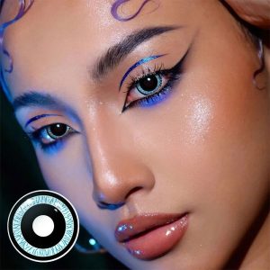 Eyemi Nebulos Blue Cosplay Colored Contact Lenses