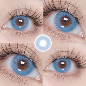 Eyemi Queen Blue Prescription Colored Contact Lenses