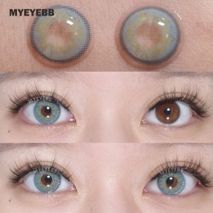 Eyemi Russian Girl Blue Prescription Colored Contact Lenses