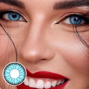 Eyemi Wild Nature Blue Prescription Colored Contact Lenses