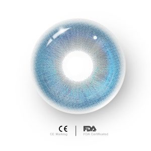 Eyemi Moss Blue Colored Contact Lenses丨1 Day