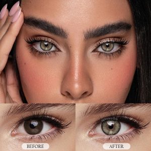 Eyemi Tiny Iris Brown Small Pupil Colored Contact Lenses