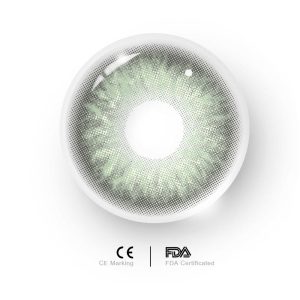 Coloredeye Rime Green Prescription Colored Contact Lenses