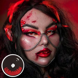 Eyemi Blind Kamado Tanjirou Prescription Cosplay Colored Contact Lenses