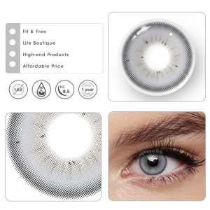 Coloredeye Bubble Grey Prescription Colored Contact Lenses