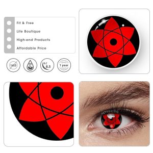 Coloredeye Blind Eternal Sharingan Sasuke Cosplay Colored Contact Lenses