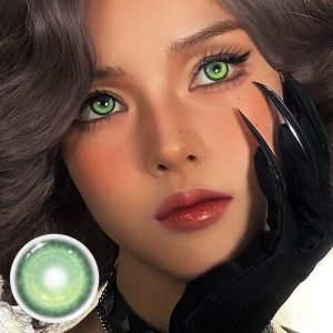Coloredeye Cyber Green Prescription Cosplay Colored Contact Lenses