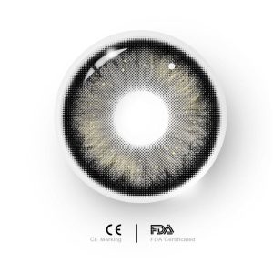 Eyemi Pearlescent Black Prescription Colored Contact Lenses