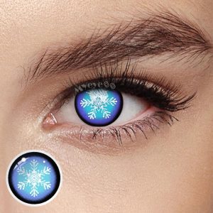 Eyemi Blind Snowflake Cosplay Colored Contact Lenses