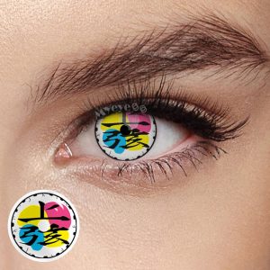 Eyemi Blind Douma Prescription Cosplay Colored Contact Lenses