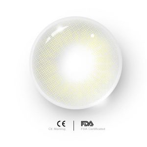 Eyemi Aurora Sky Grey Prescription Colored Contact Lenses