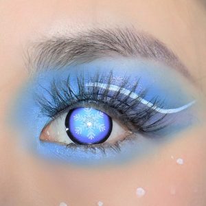 Eyemi Blind Snowflake Cosplay Colored Contact Lenses