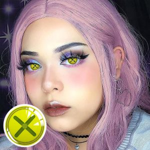 Eyemi Blind Button Eye Green Cosplay Colored Contact Lenses