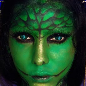 Coloredeye Blind Lizard Eye Green Cosplay Colored Contact Lenses
