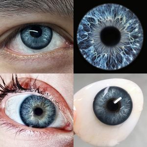 Eyemi Barbie Taylor Blue Prescription Men Colored Contact Lenses