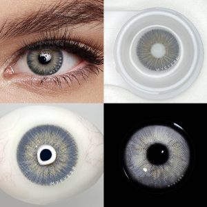 Eyemi New York III Grey Prescription Colored Contact Lenses