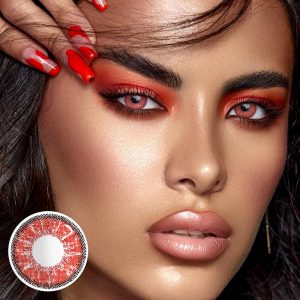 Coloredeye Magic Hour II Vika Ruby Prescription Colored Contact Lenses