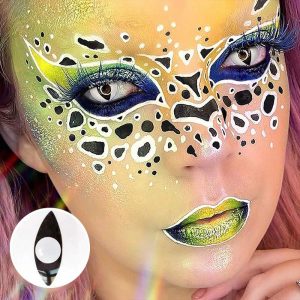 Coloredeye White Cat Eye Prescription Cosplay Colored Contact Lenses