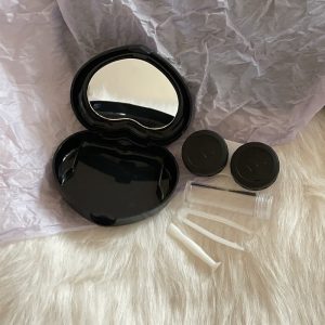 Coloredeye Love Heart Color Contact Lens Case