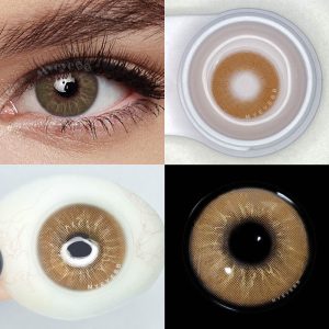 Coloredeye Eros Brown Prescription Colored Contact Lenses
