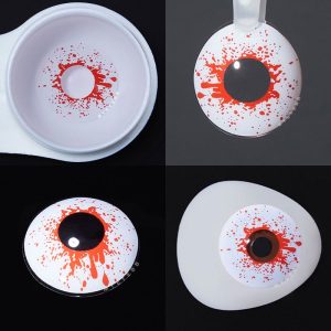 Coloredeye Trauma White Prescription Cosplay Colored Contact Lenses