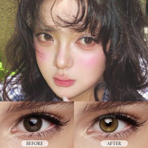 Eyemi Maple Hazel Brown Colored Contact Lenses | 6 Months
