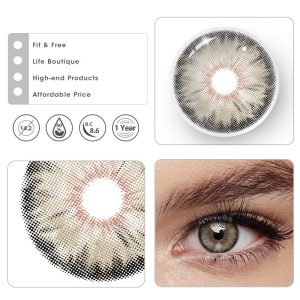 Eyemi Tiny Iris Brown Small Pupil Colored Contact Lenses