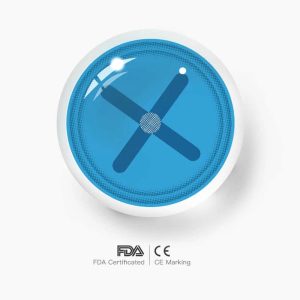 Eyemi Blind Button Eye Blue Cosplay Colored Contact Lenses