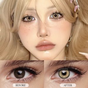 Eyemi Wild DNA Brown Colored Contact Lenses