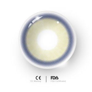 Eyemi Neala Yellow Brown Prescription Colored Contact Lenses