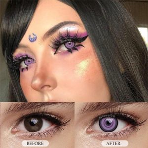 Eyemi Blind Sakuya Prescription Cosplay Colored Contact Lenses