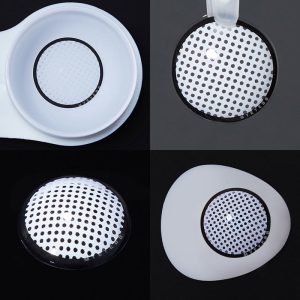 Coloredeye Blind White Manson Mesh Prescription Cosplay Colored Contact Lenses