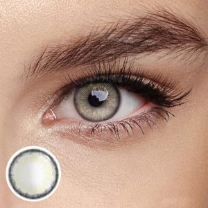 Eyemi Nowhere S7 Grey Prescription Colored Contact Lenses