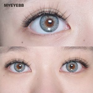Eyemi Aegean Sea II Grey Prescription Colored Contact Lenses