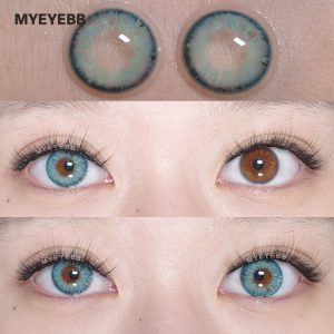 Coloredeye Aegean Sea II Blue Prescription Men Colored Contact Lenses