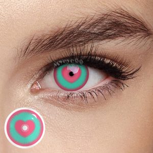 Coloredeye Blind Minecraft Green Pink Prescription Cosplay Colored Contact Lenses