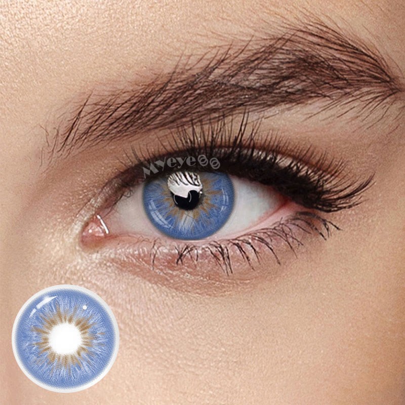Coloredeye Crush Blue Colored Contact Lenses