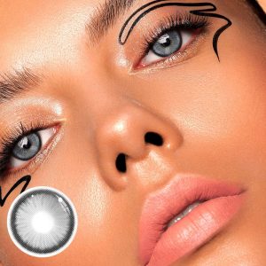 Eyemi Norko Grey Prescription Colored Contact Lenses