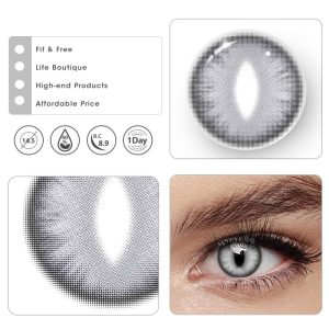 Eyemi Dragon Eye Grey Cosplay Colored Contact Lenses丨1 Day
