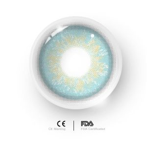 Eyemi Russian Girl Blue Prescription Colored Contact Lenses