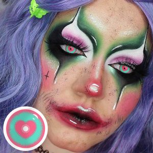 Eyemi Blind Minecraft Green Pink Prescription Cosplay Colored Contact Lenses