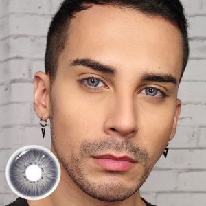 Eyemi New York III Violet Prescription Men Colored Contact Lenses