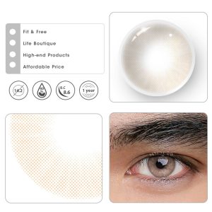 Eyemi Hid II Ocre Prescription Men Colored Contact Lenses