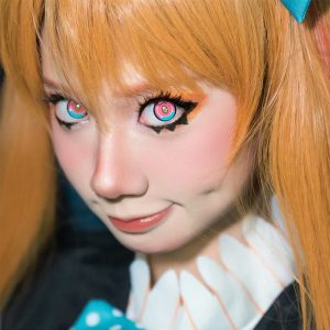 Eyemi Blind Titan Pink Cosplay Colored Contact Lenses